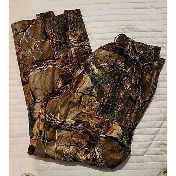 GAMEHIDE Mens Lined Grass Camo Hush Hide Hunting Pants 34x32 See Description - Picture 2 of 8